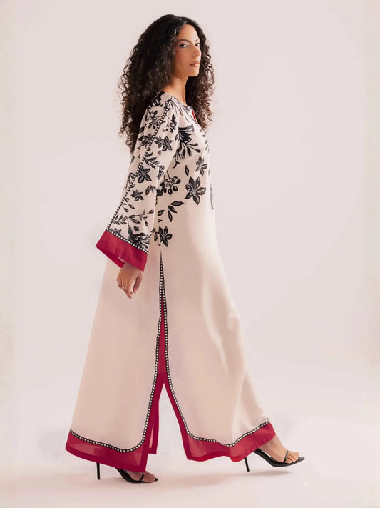Zarposh Red Summer Kaftan