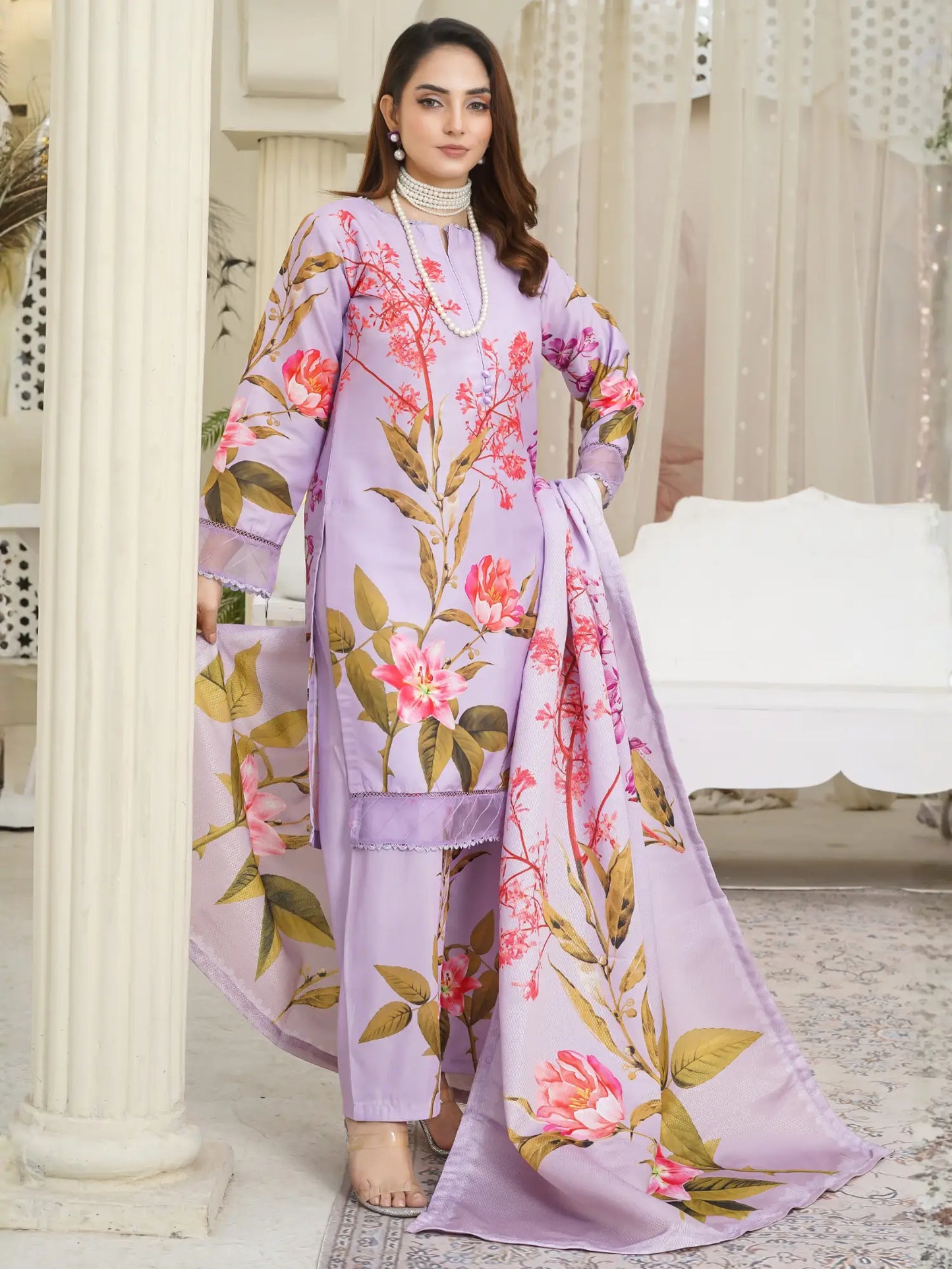 Nishat 3 Piece Stitched Suit
