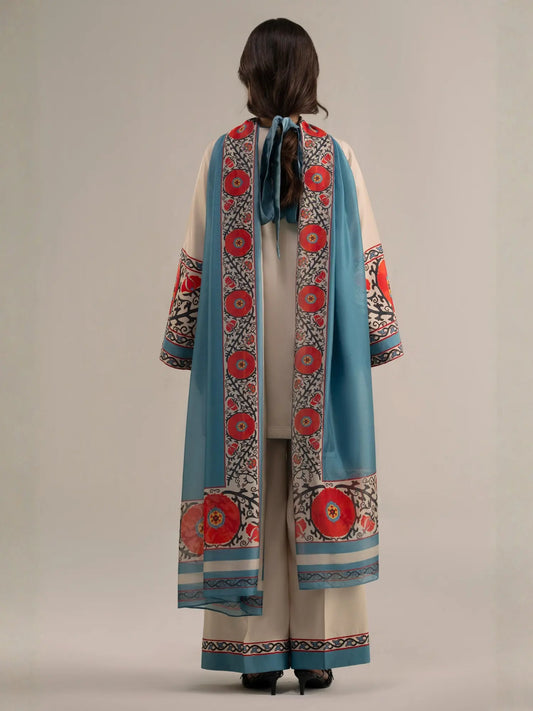 Medallion 3Pc Stitched Dress