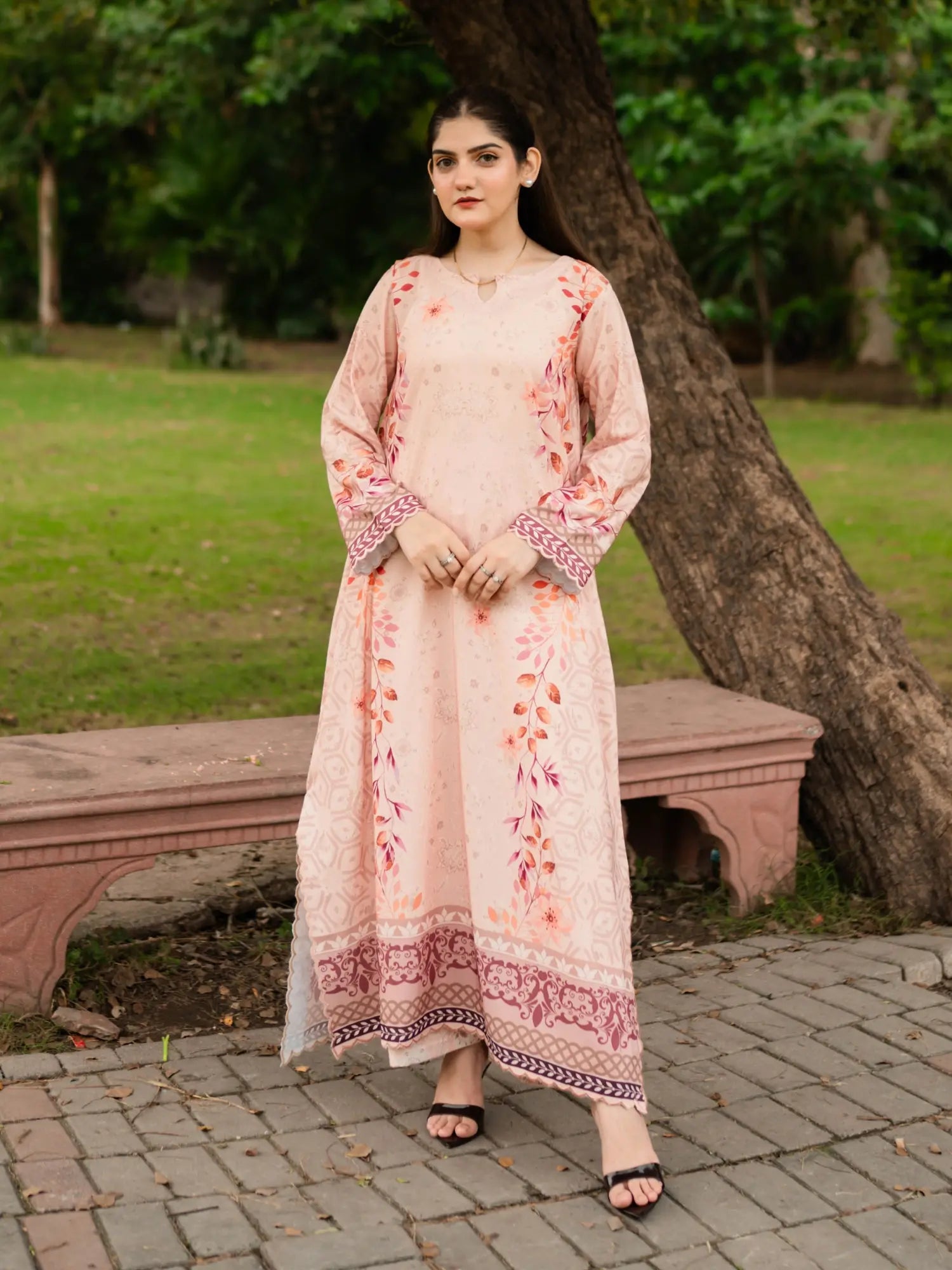 Blush Petal Kaftan Main image