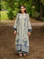 Azure Bloom Kaftan