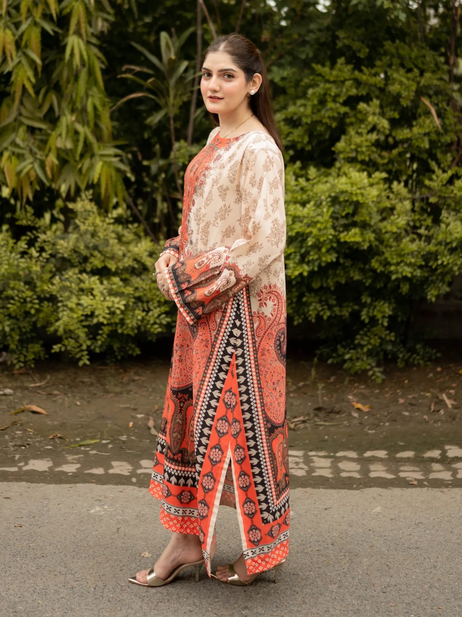 Amber Paisley Kaftan