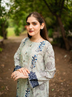 Azure Bloom Kaftan