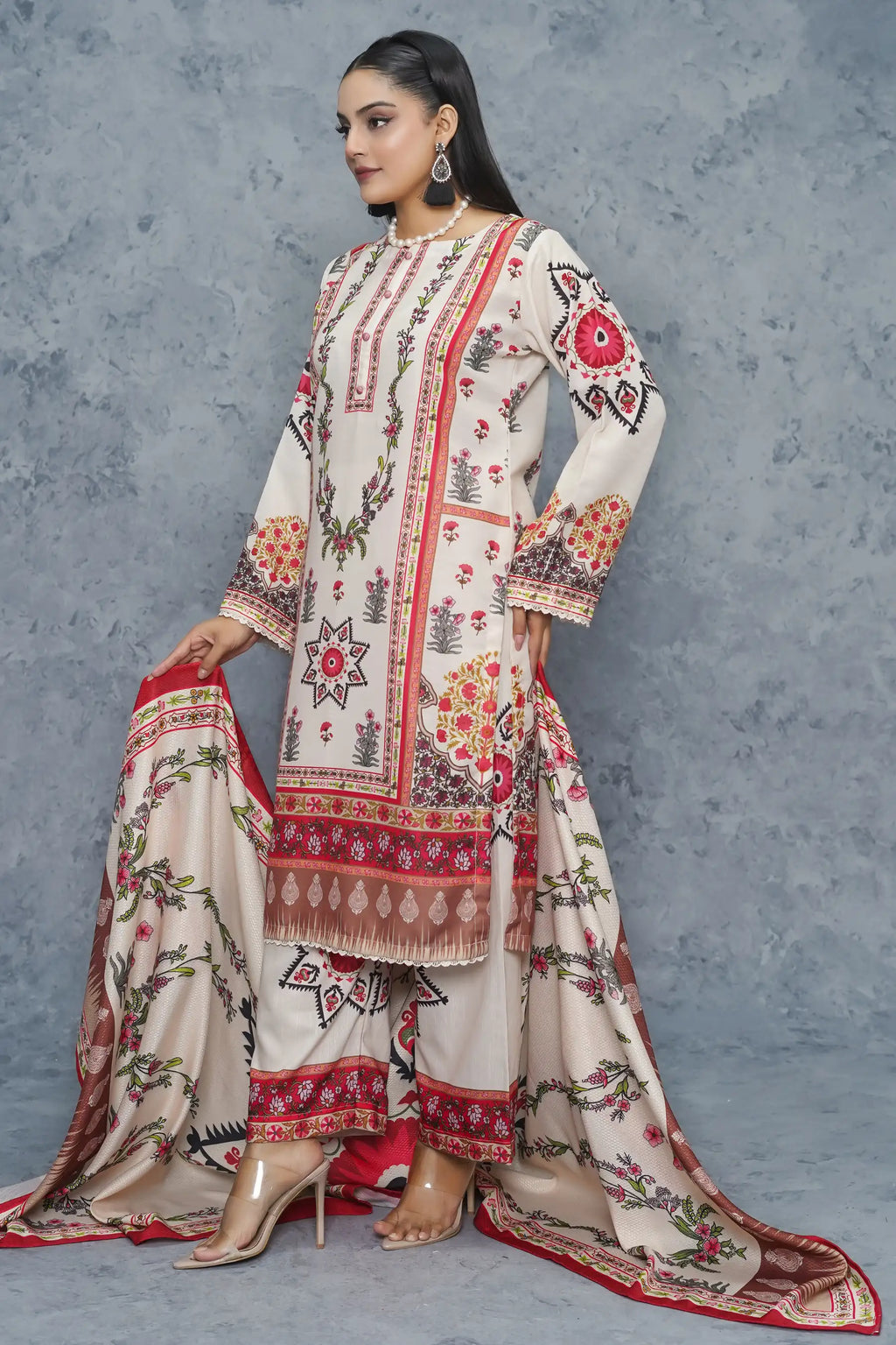 Charizma 3Piece Stitched Suit