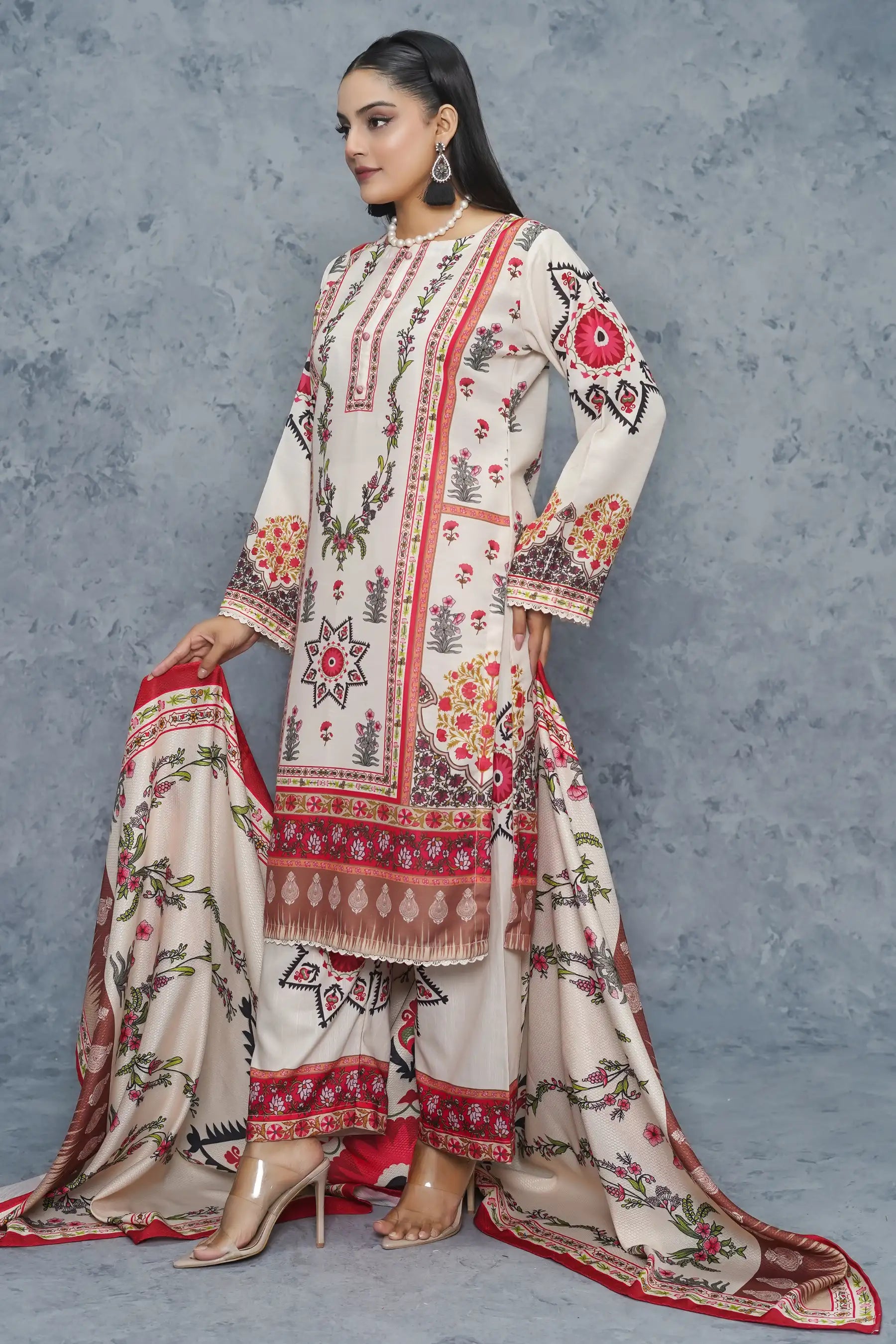 Charizma 3Piece Stitched Suit