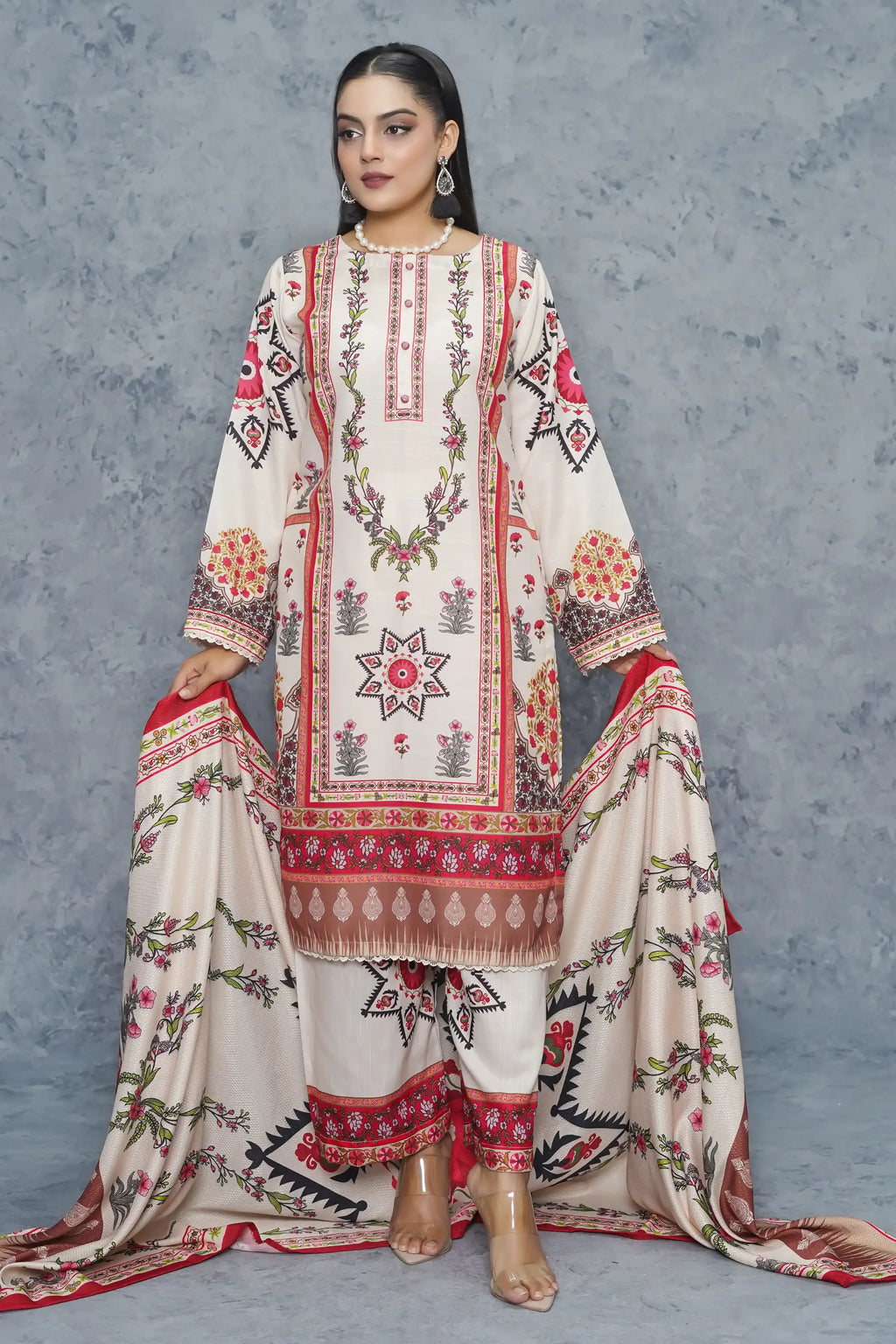 Charizma 3Piece Stitched Suit