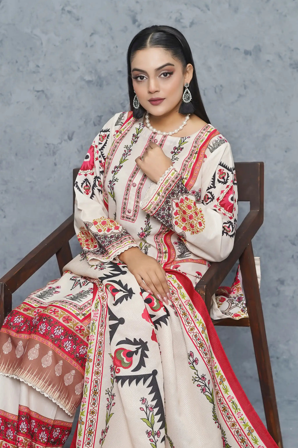 Charizma 3Piece Stitched Suit