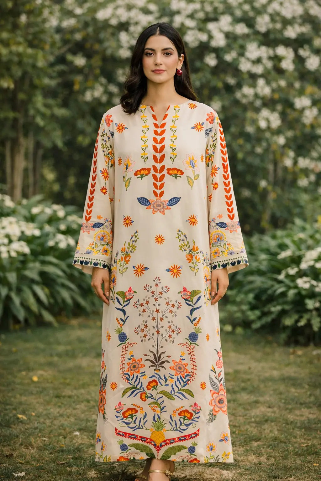Ochre Summer Kaftan