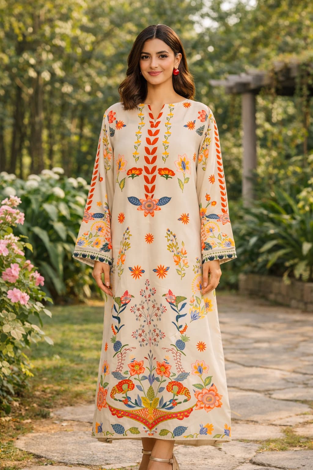 Ochre Summer Kaftan