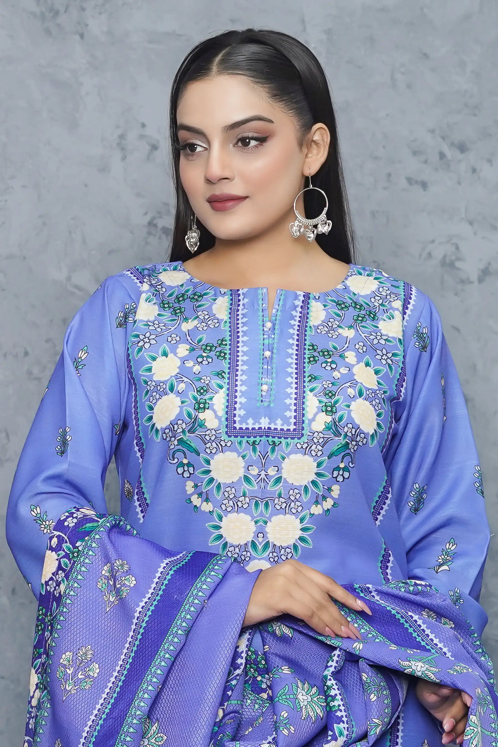 Dhanak 3Piece Stitched Suit