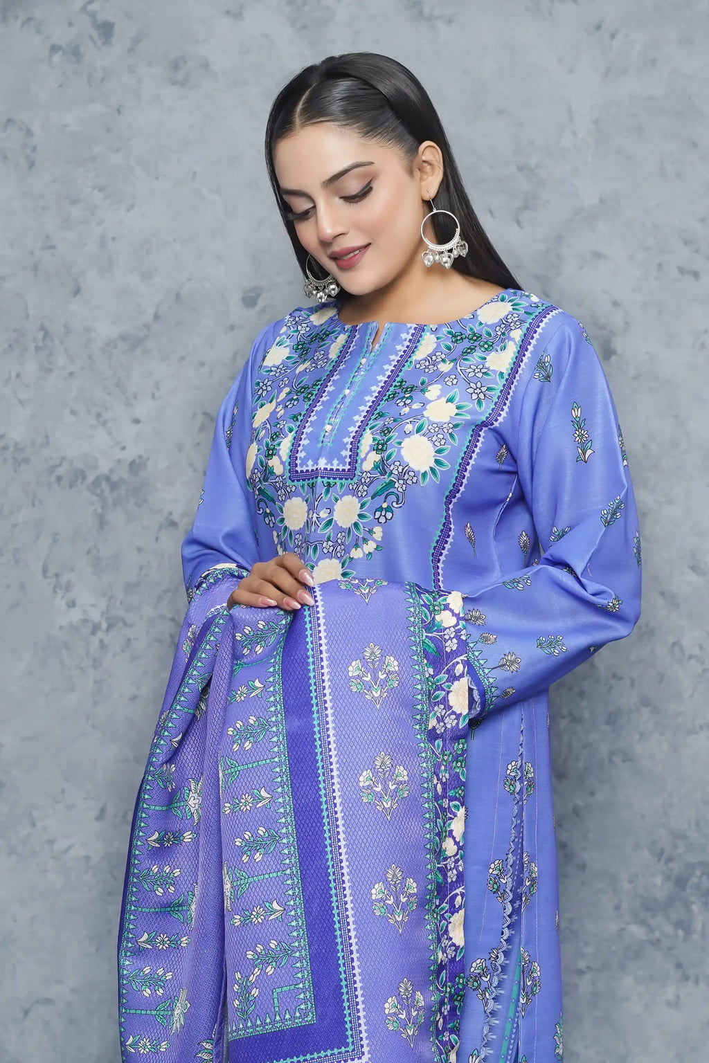 Dhanak 3Piece Stitched Suit