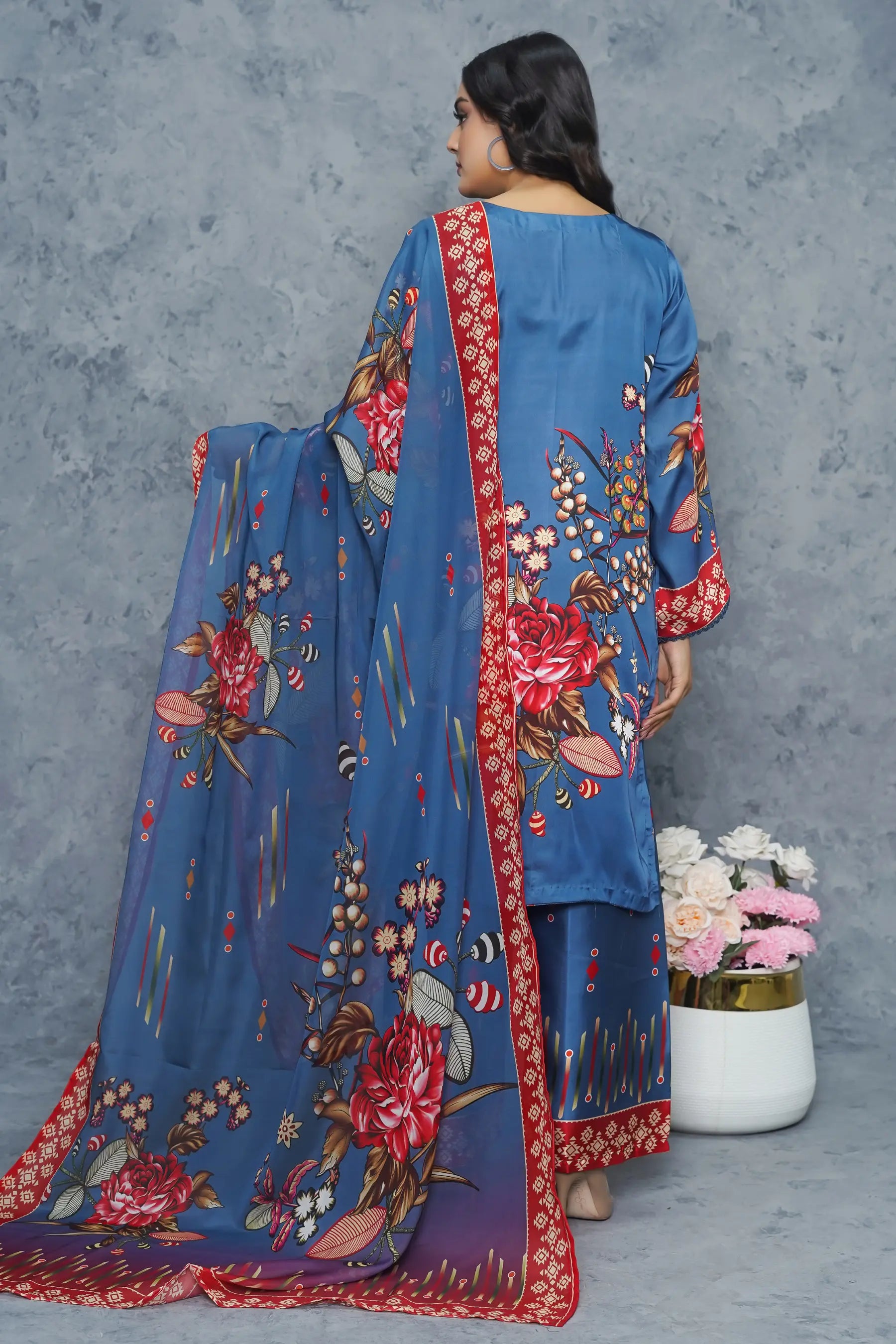 Izel 3Piece Stitched Suit