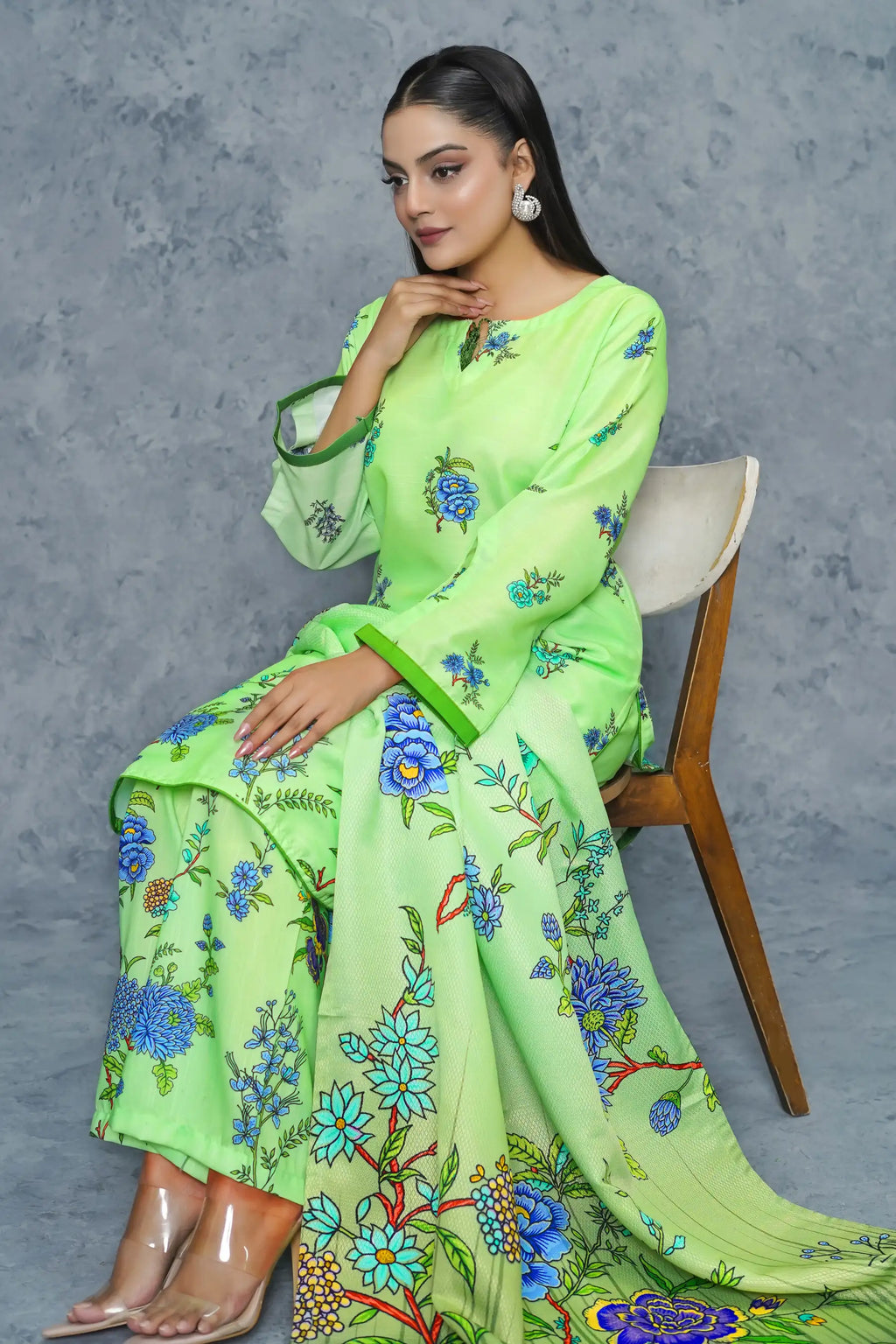 Janan 3Piece Stitched Suit