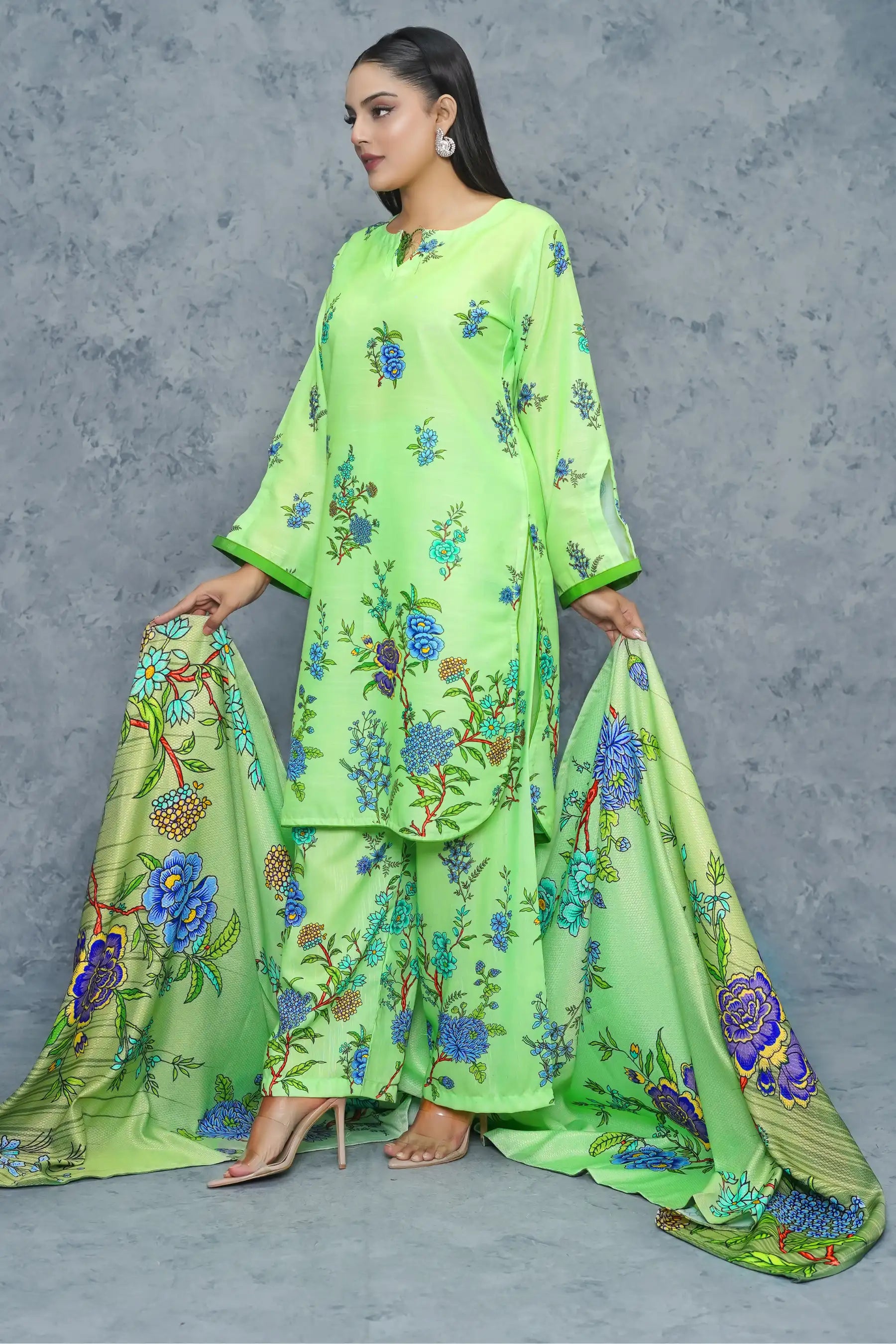 Janan 3Piece Stitched Suit
