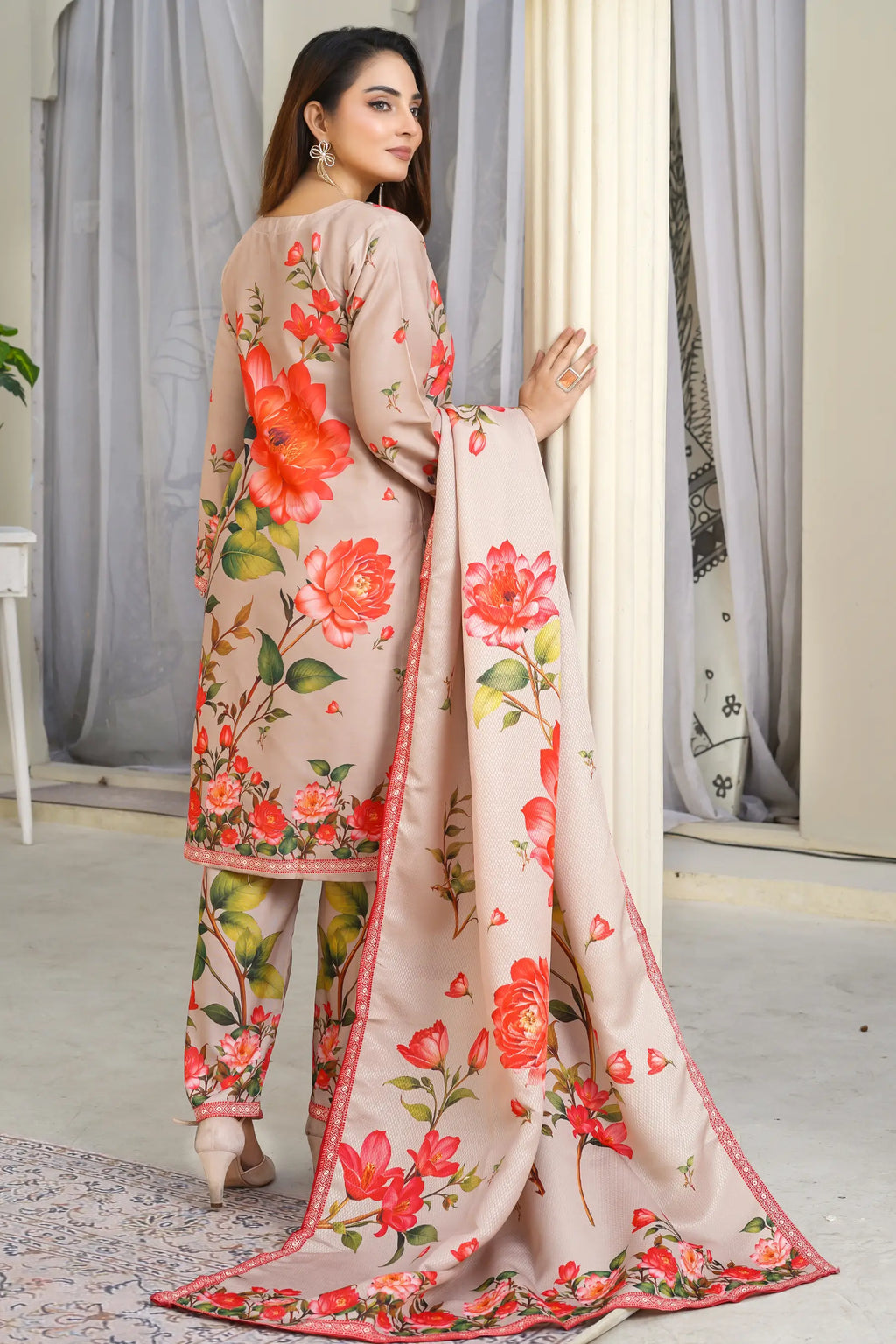 Jazmin 3Piece Stitched Suit