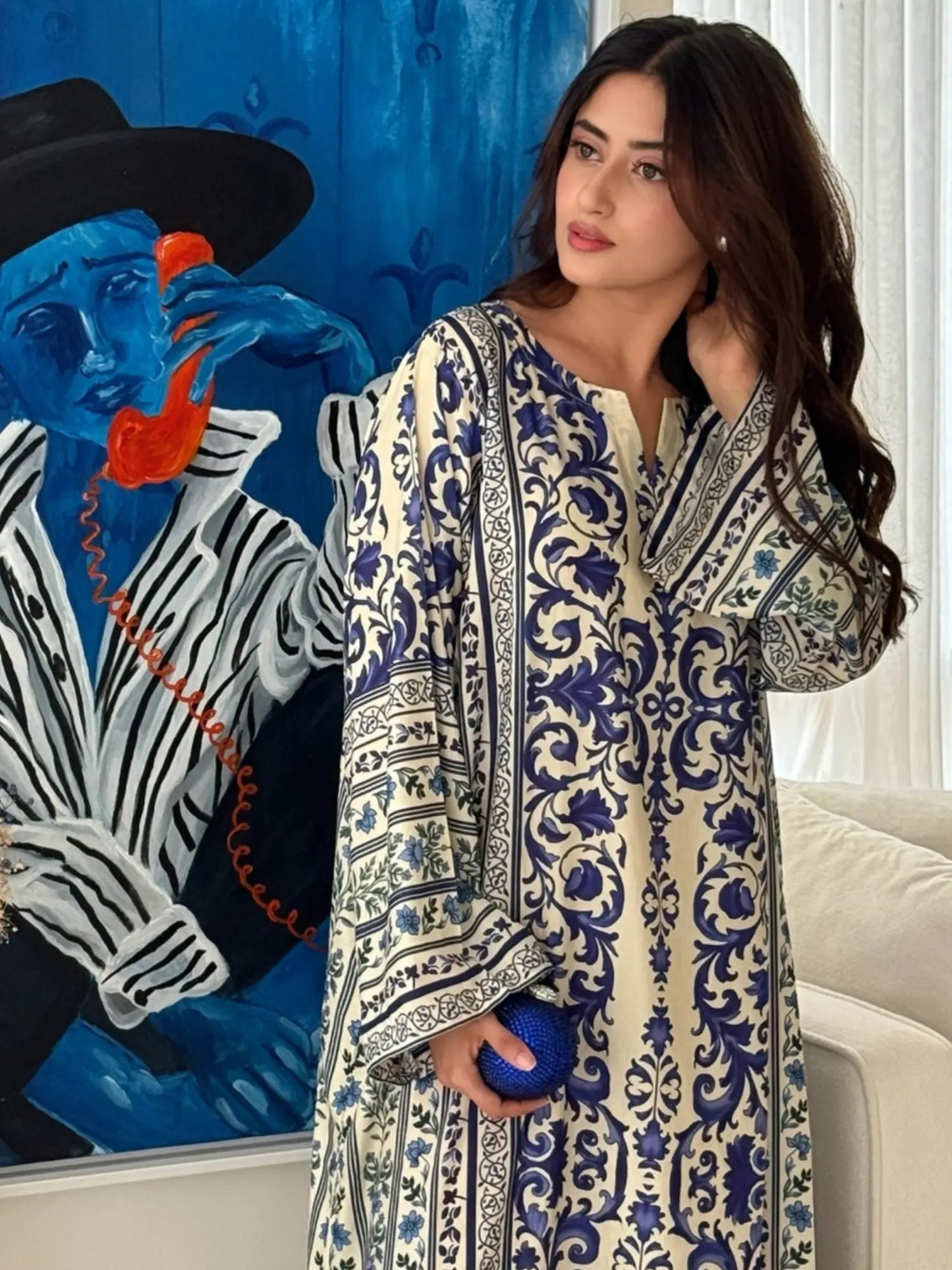 Royal Lawn Kaftan