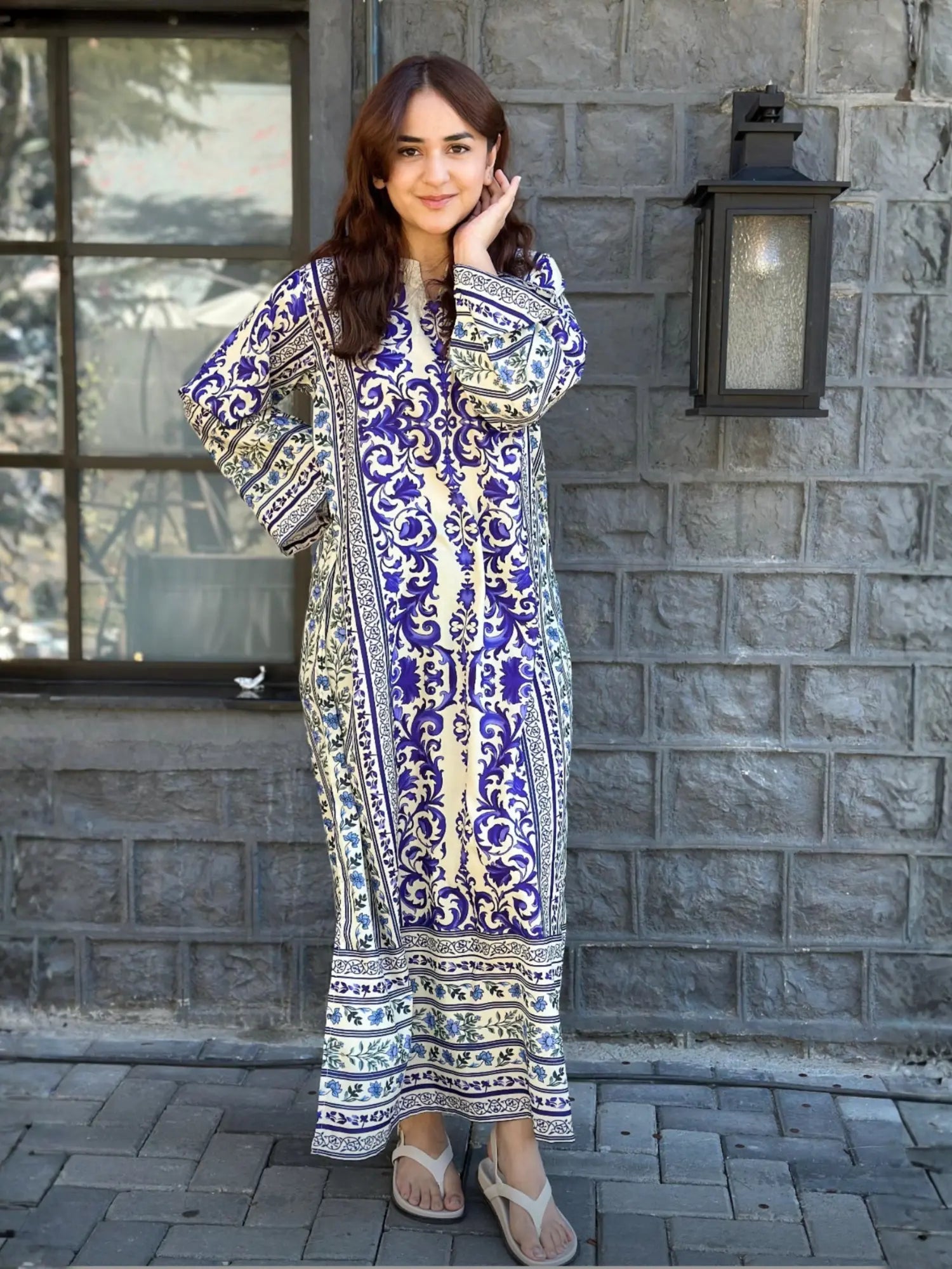 Royal Lawn Kaftan