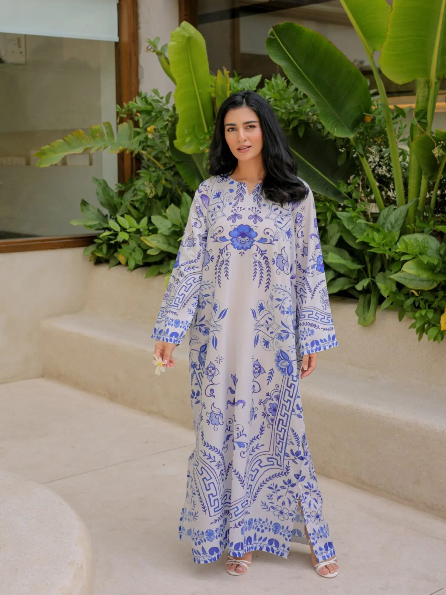 Blue Muse Kaftan