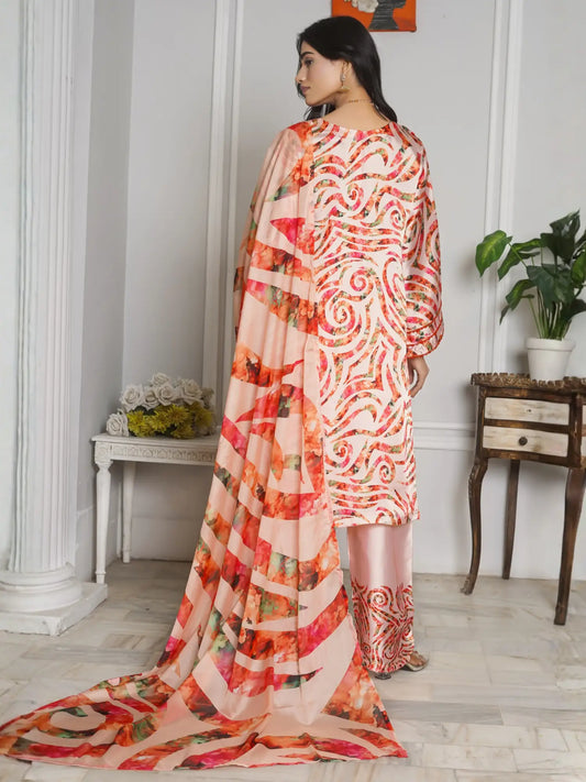 Naqshi 3Piece Stitched Dress