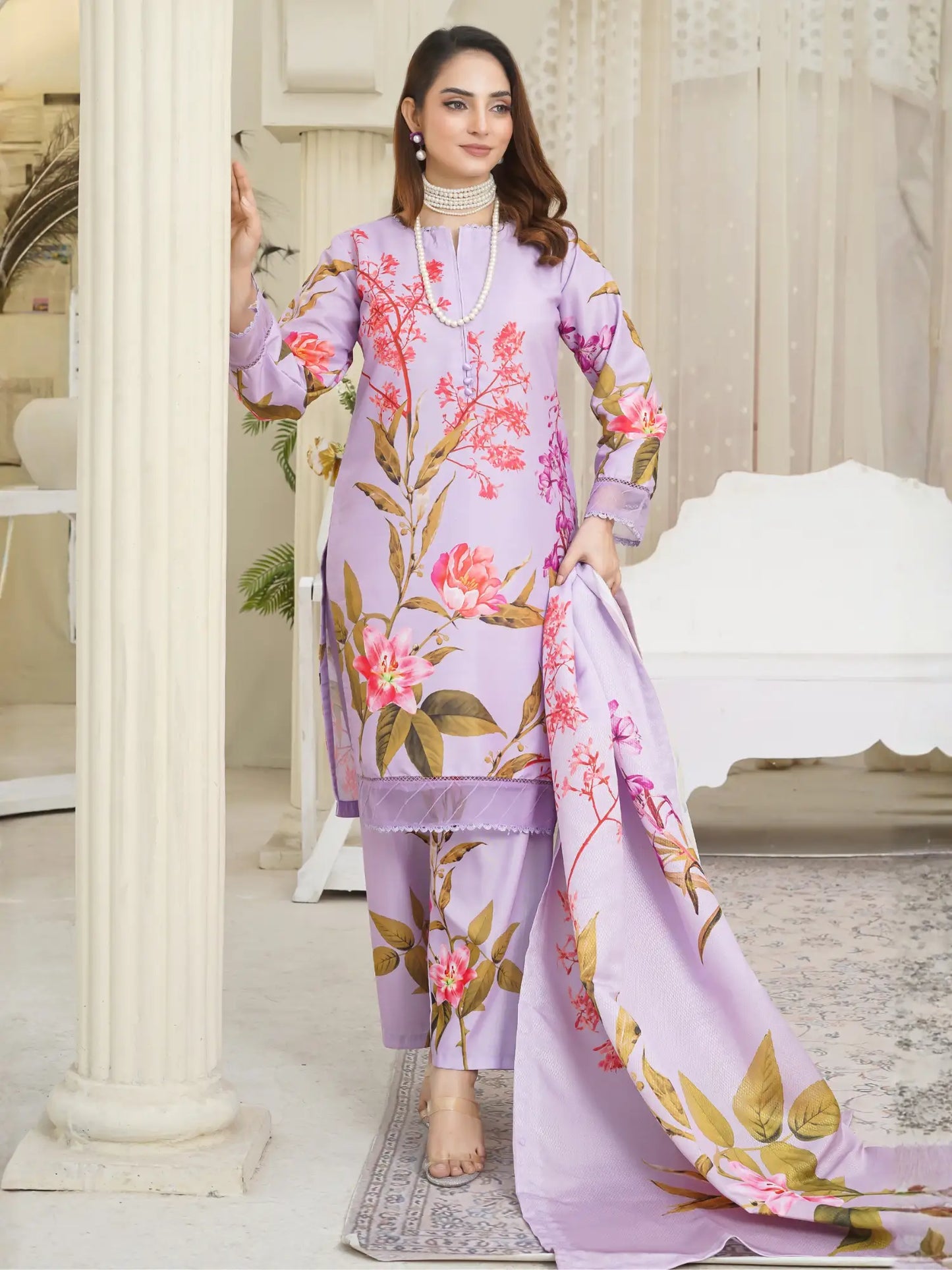 Nishat 3 Piece Stitched Suit