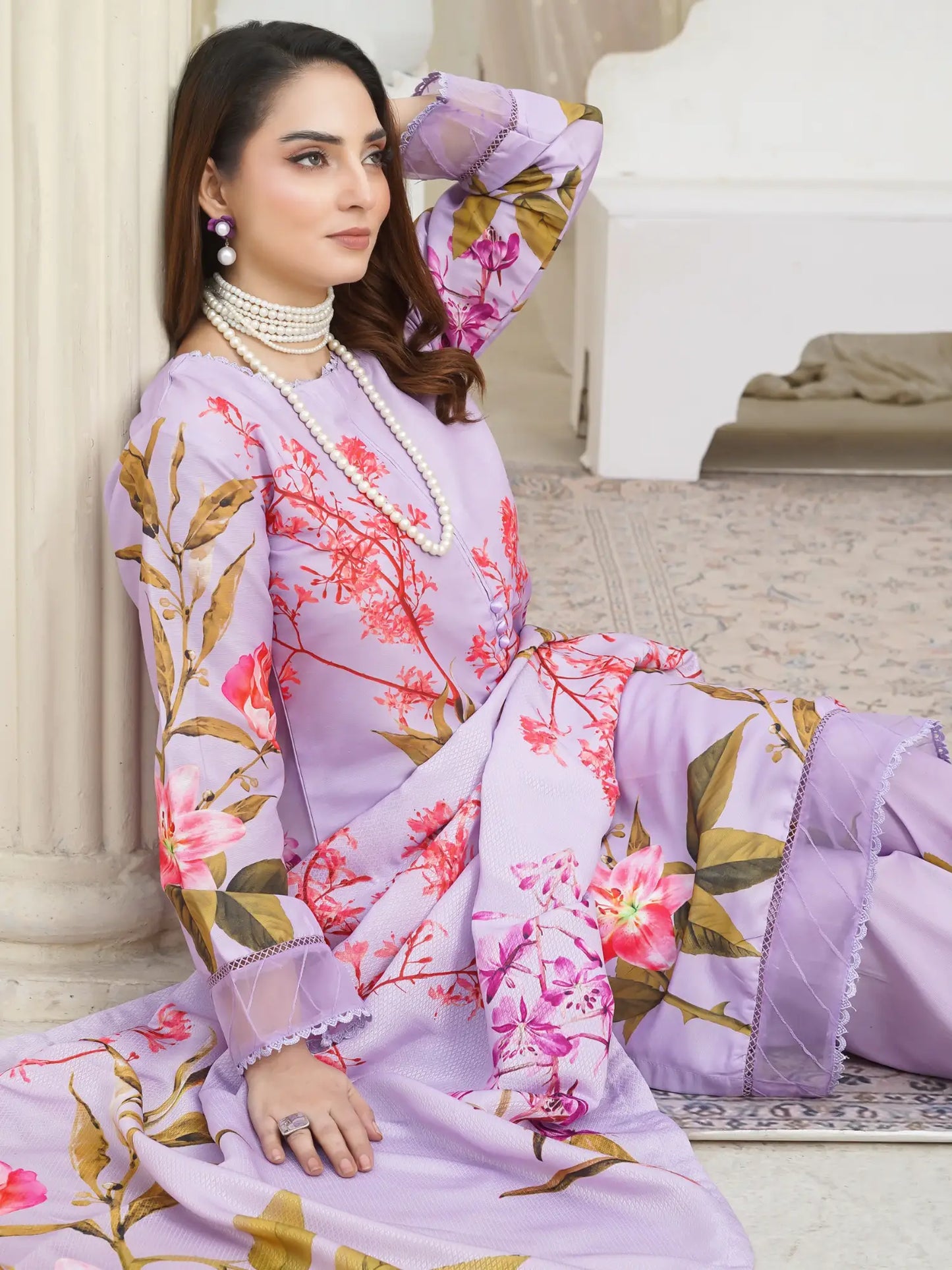 Nishat 3 Piece Stitched Suit