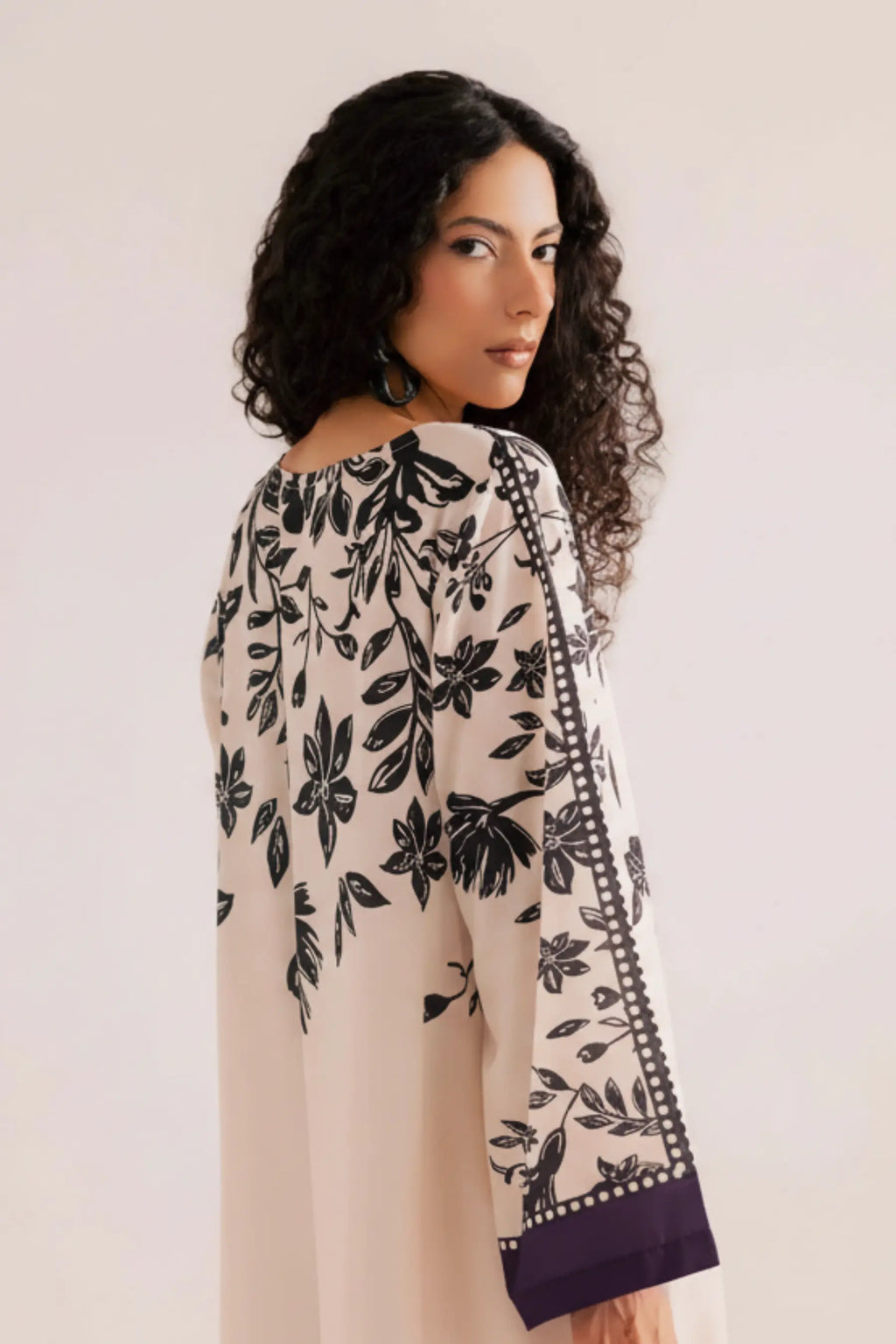 Zarposh Summer Purple Kaftan