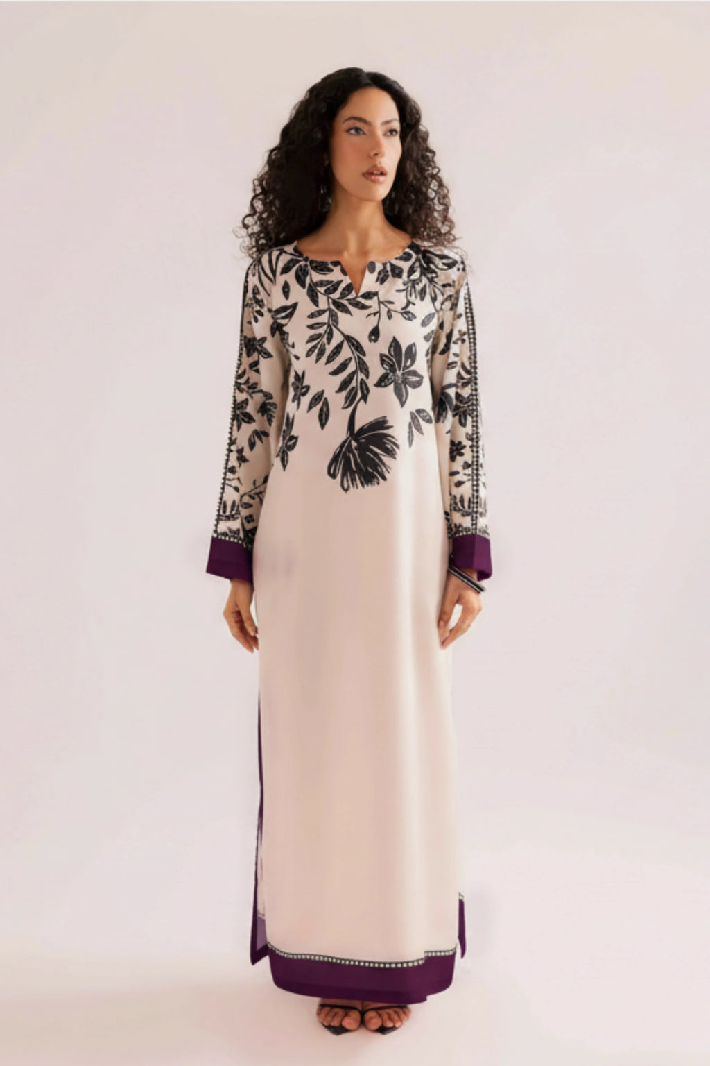 Zarposh Summer Purple Kaftan