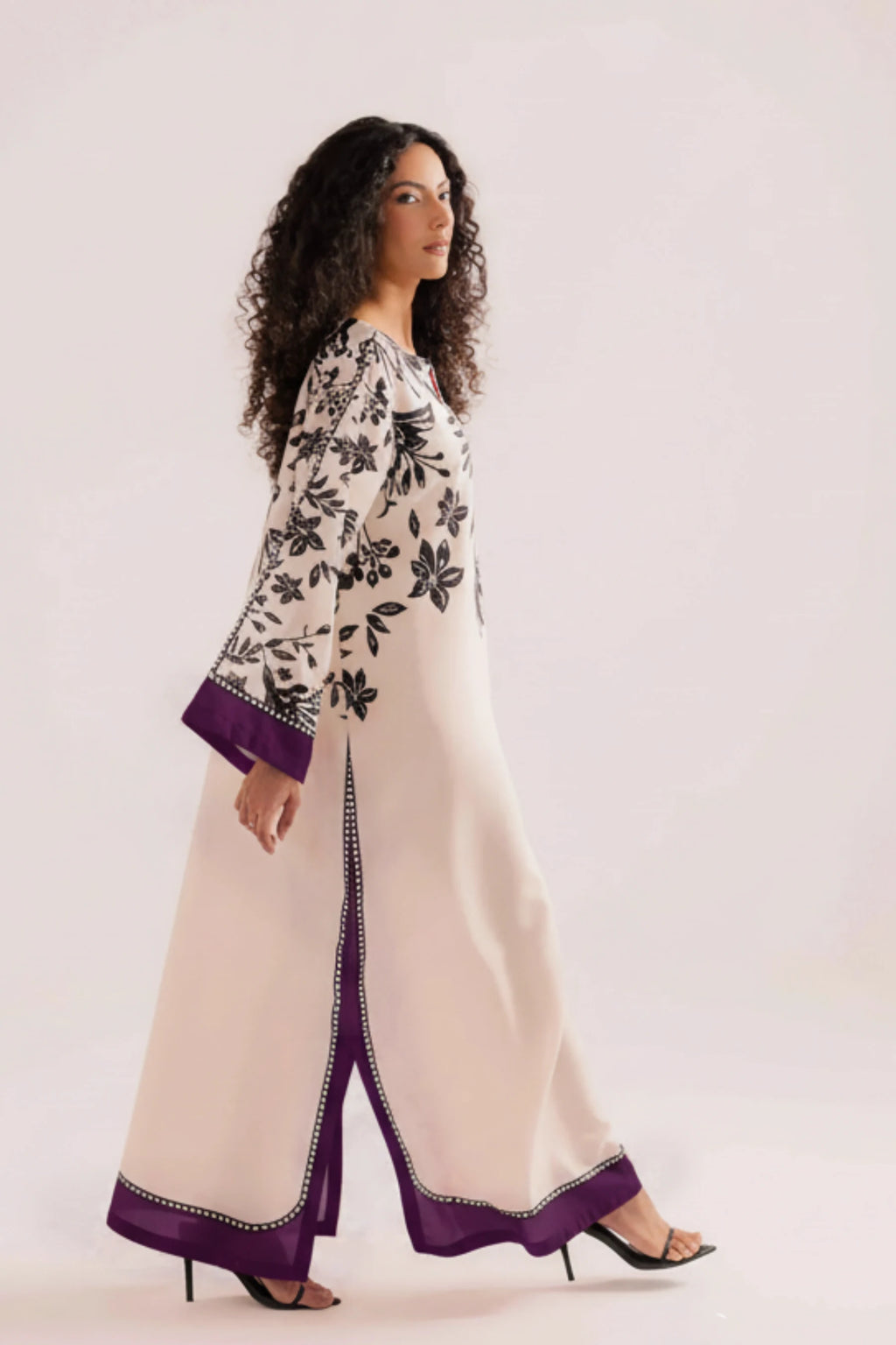 Zarposh Summer Purple Kaftan