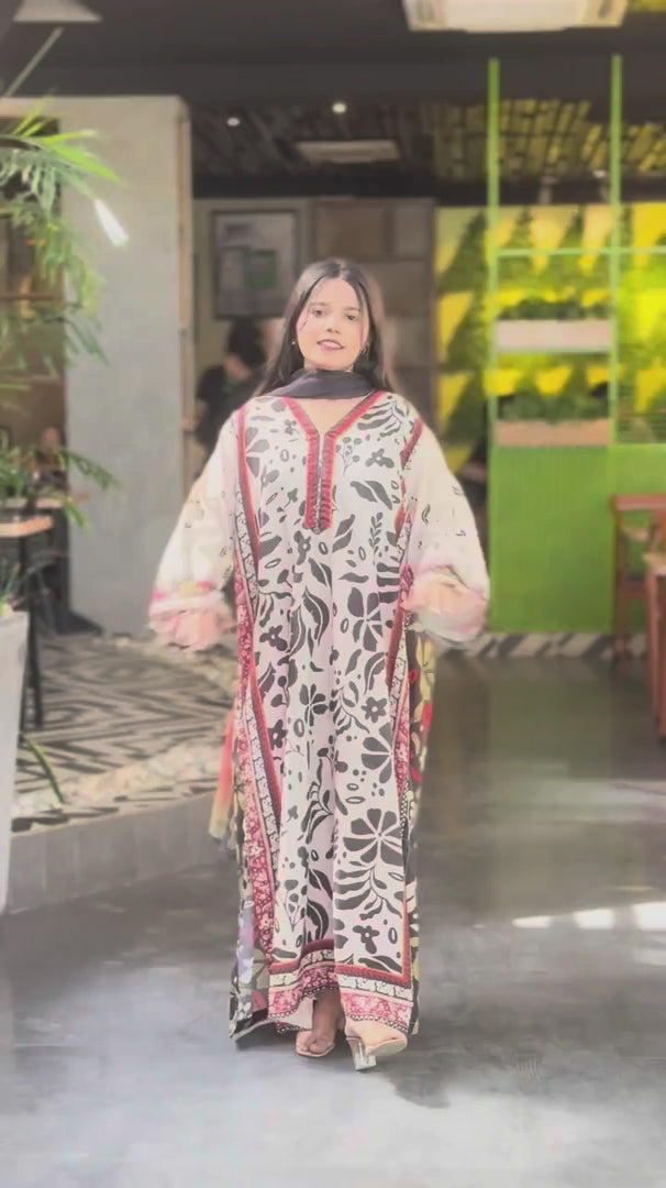Vintage 2Piece Summer Kaftan