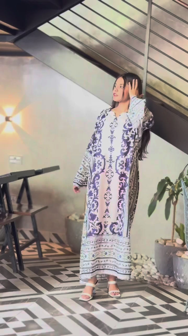 Indigo Summer Kaftan